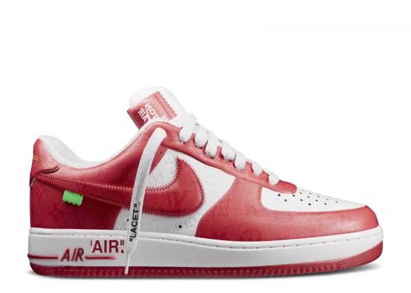 LOUIS VUITTON X AIR FORCE 1 LOW ‘WHITE COMET RED’